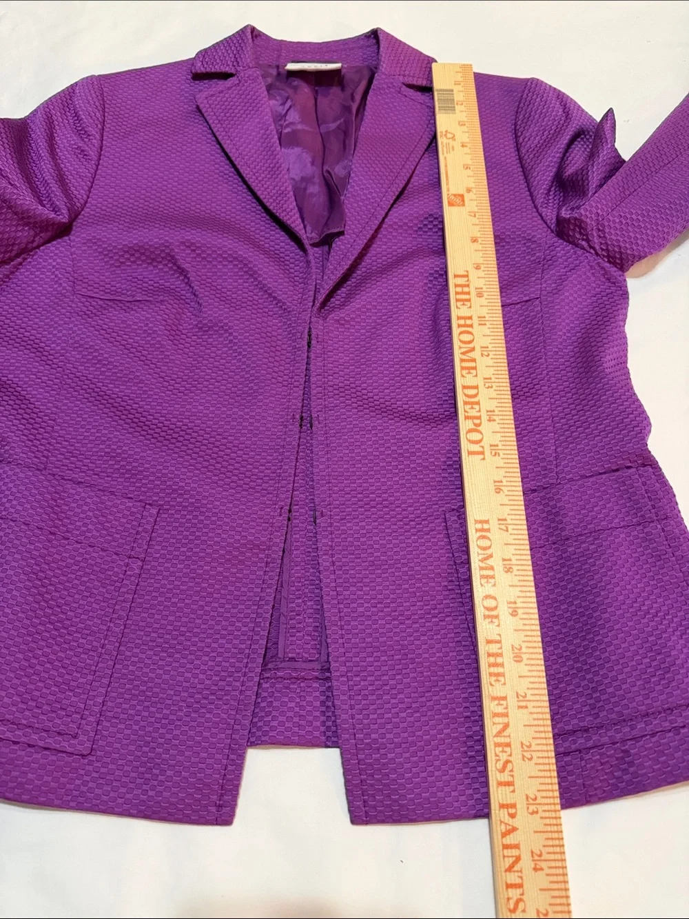 AKRIS PUNTO Textured Cotton Blazer Jacket 10